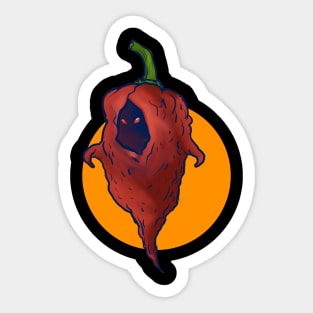 Carolina Reaper Ghost Sticker